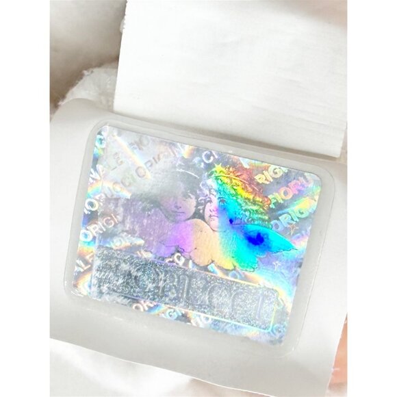 Fiorucci Graphic Print Crew Neck Crop Top Size: S in White - Picture 9 of 12